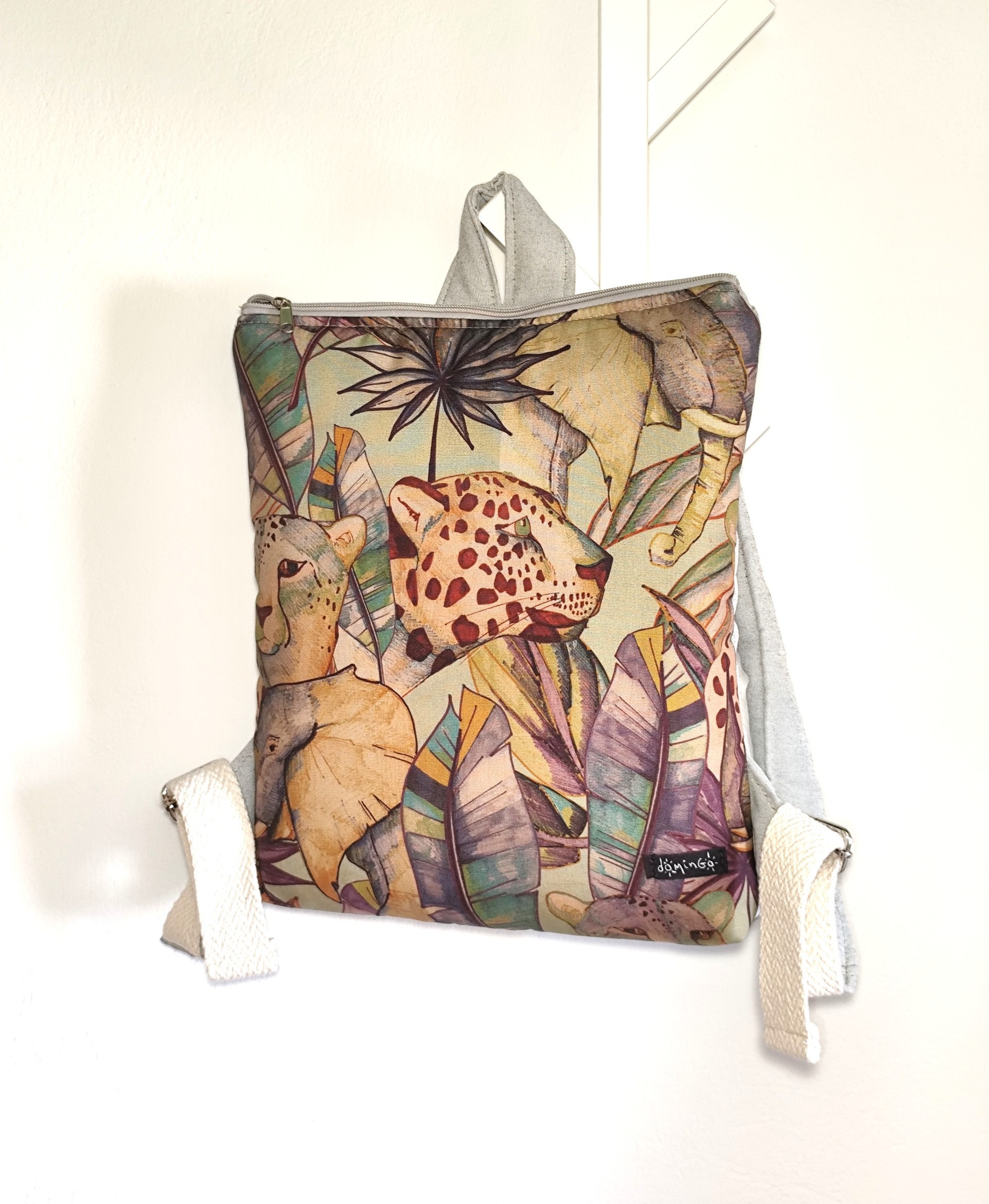 Safari Tales Puffer Backpack Medium